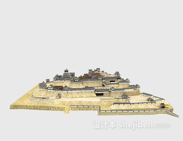 古建筑3d模型下载