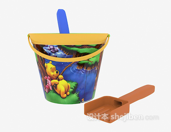 儿童沙滩玩具 3d模型下载