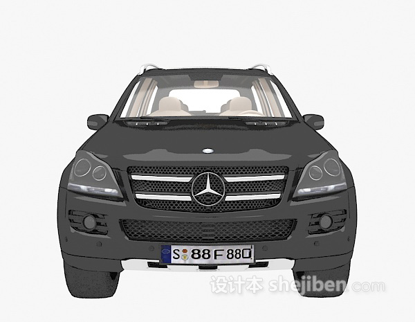 奔驰汽车3d模型下载