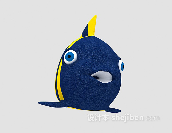 小鱼玩具3d模型下载