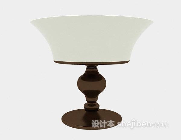 现代果盘摆件3d模型下载