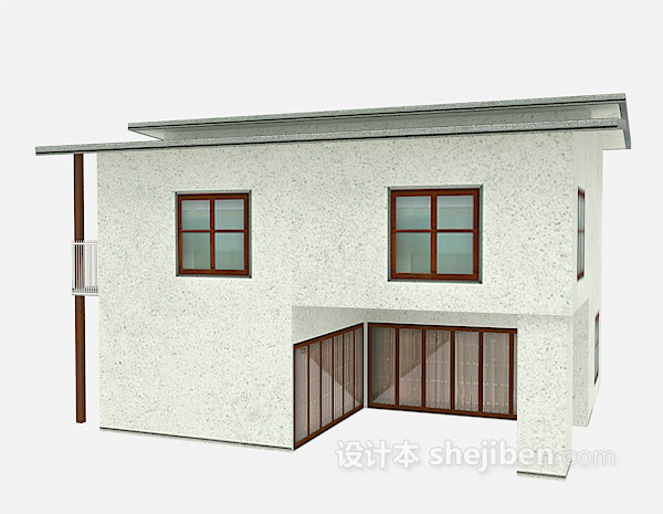 农村别墅3d模型下载