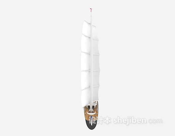 帆船3d模型下载