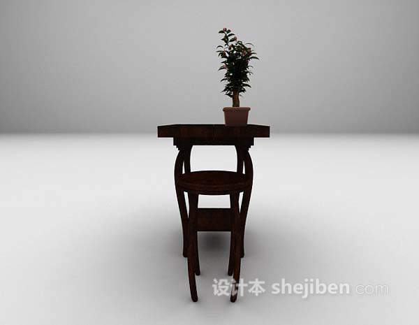 中式茶几大全3d模型下载