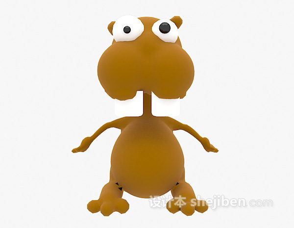 儿童玩具松鼠3d模型下载