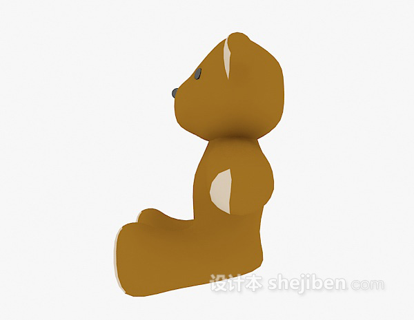 小熊玩具3d模型下载