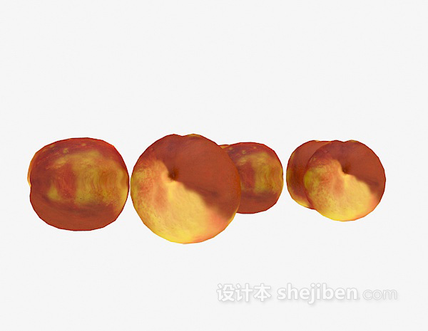 枣子水果3d模型下载