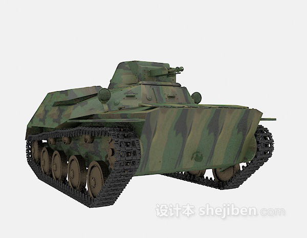 坦克3d模型下载