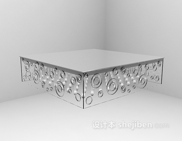 玻璃珠吊灯3d模型下载