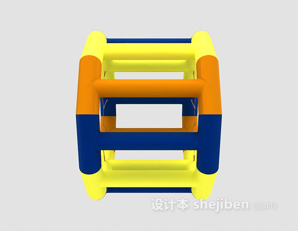 儿童玩具滚轮 3d模型下载