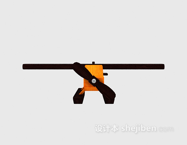 玩具飞机3d模型下载