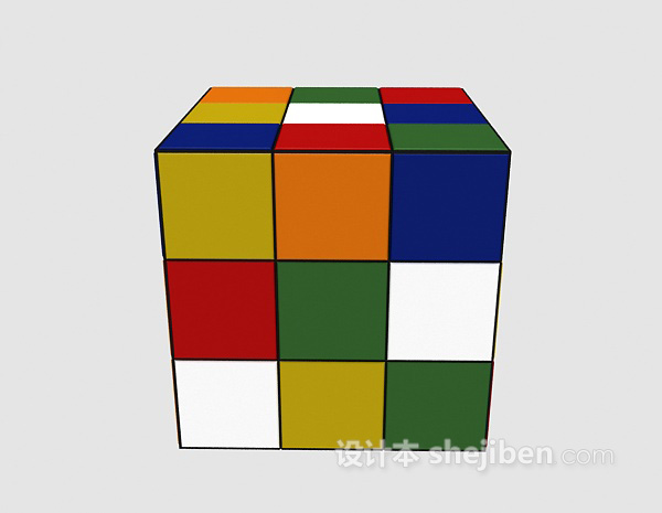 积木3d模型下载
