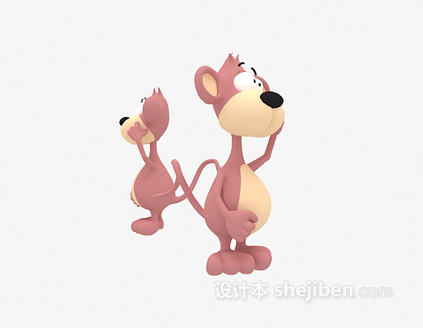 儿童玩具老鼠3d模型下载