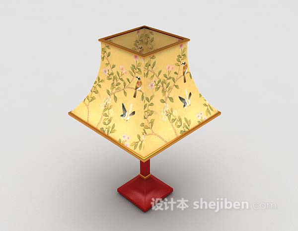 台灯推荐3d模型下载