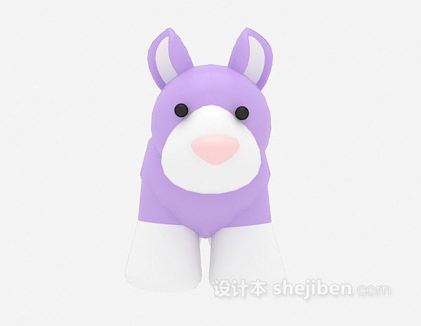 可爱的儿童玩具3d模型下载