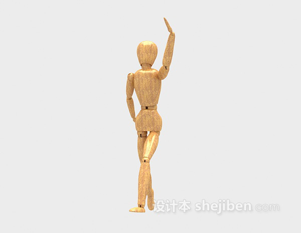 人形木偶3d模型下载