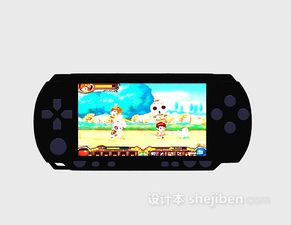 游戏机3d模型下载