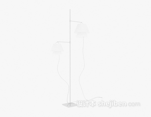 创意落地灯3d模型下载