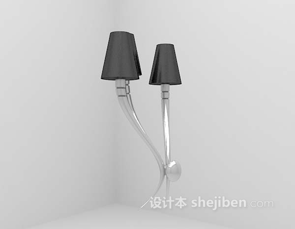 现代风格壁灯3d模型下载
