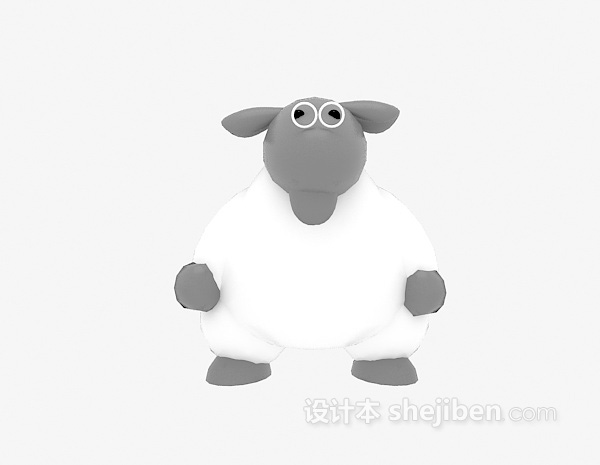 儿童玩具牛3d模型下载