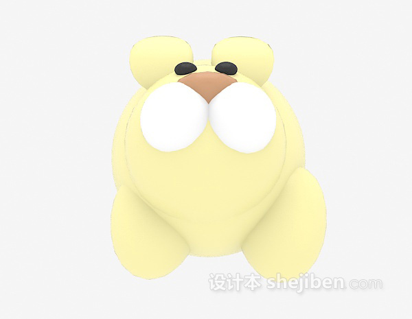 儿童玩具兔子3d模型下载