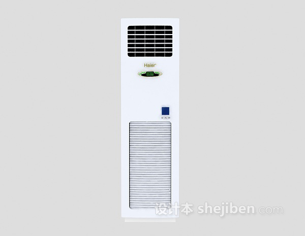 立式空调3d模型下载