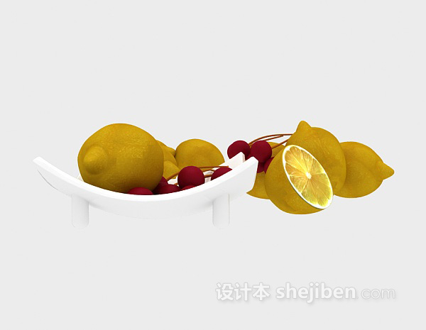 柠檬3d模型下载