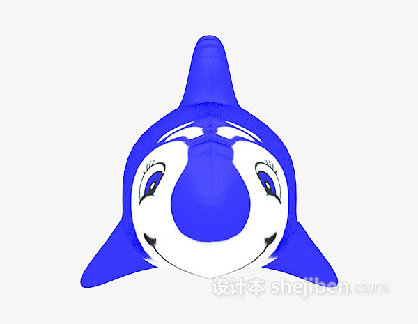 海豚气球儿童玩具3d模型下载
