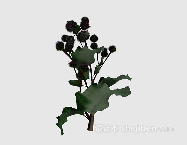 室外植物3d模型下载