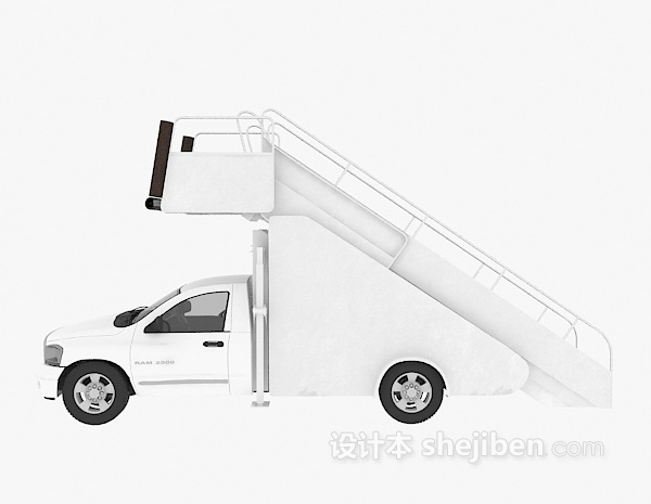 楼梯汽车3d模型下载