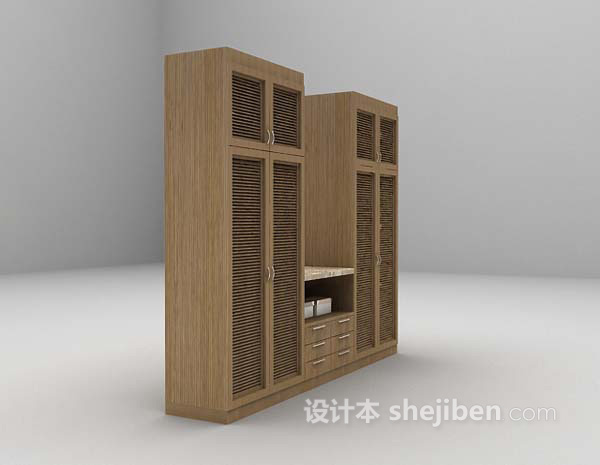 衣柜3d模型下载