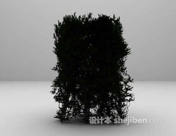 室外绿色植物3d模型下载