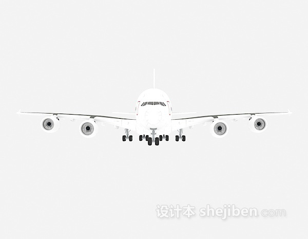 民用飞机3d模型下载