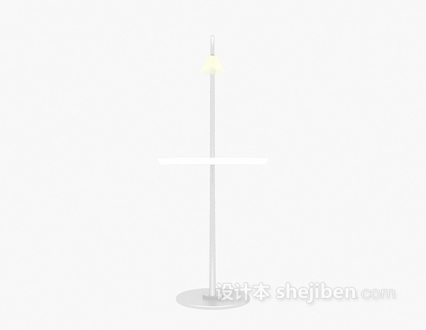 白色灯的3d模型下载