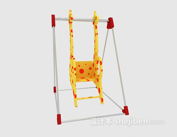 玩具秋千3d模型下载