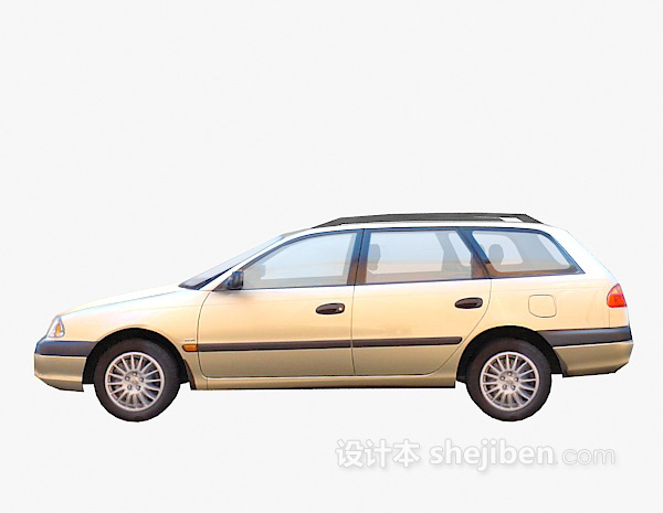 黄色车免费3d模型下载