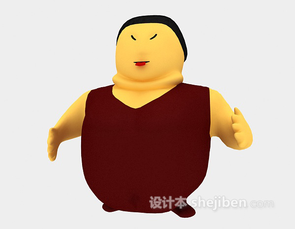 人偶玩具3d模型下载