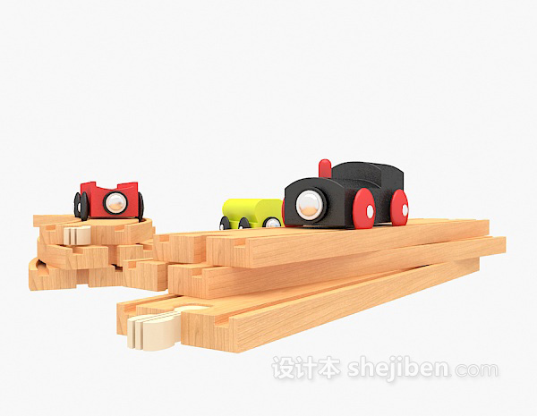 儿童玩具火车3d模型下载