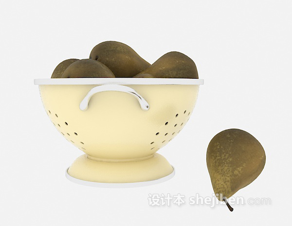 水果梨3d模型下载