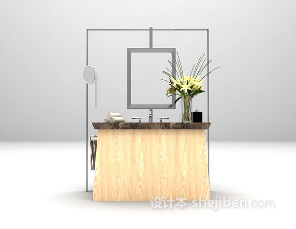 洗手池3d模型下载