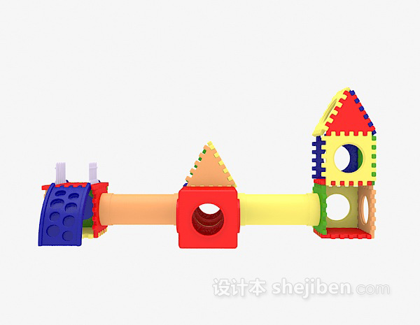 儿童游乐玩具3d模型下载