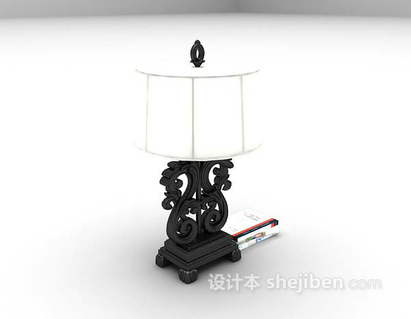 台灯欣赏3d模型下载