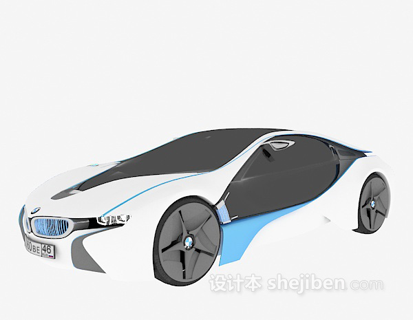 炫酷的跑车3d模型下载