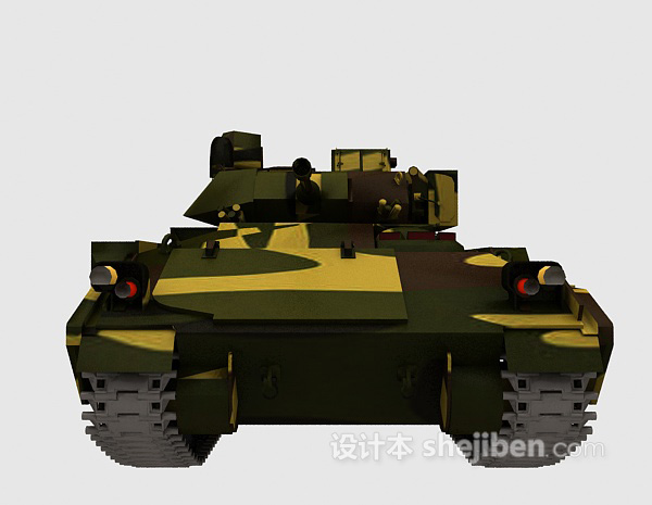 坦克军事装备3d模型下载