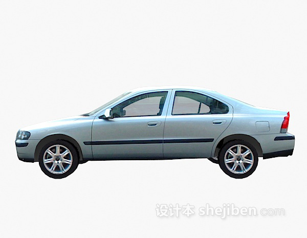 白色车3d模型下载