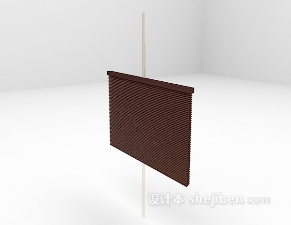 棕色卷帘3d模型下载