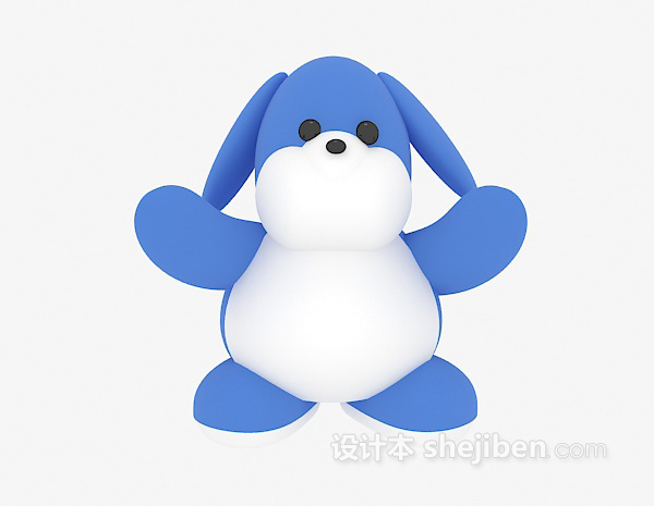 儿童玩具小狗3d模型下载