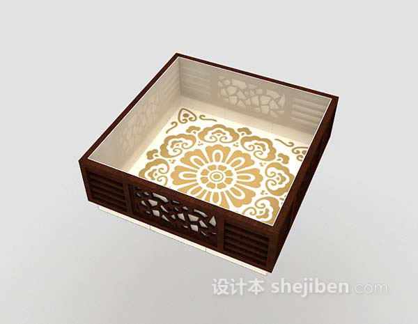 家具吊灯3d模型下载