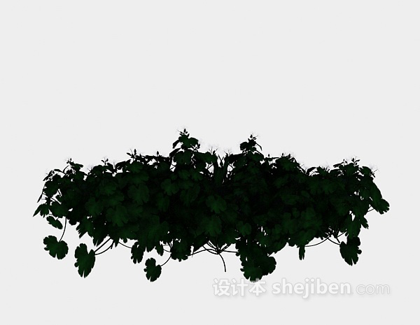 绿色植物 植物3d模型下载