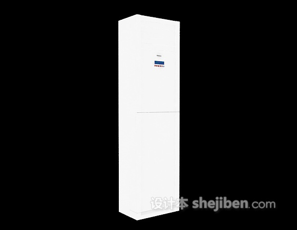 白色空调3d模型下载
